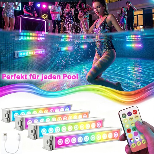 4xunterwasser poolbeleuchtung - 4xunterwasser,