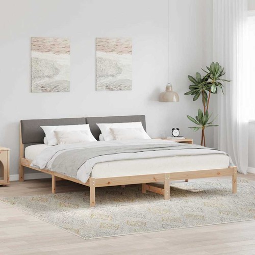 Vidaxl bettgestell braun - bettgestell,