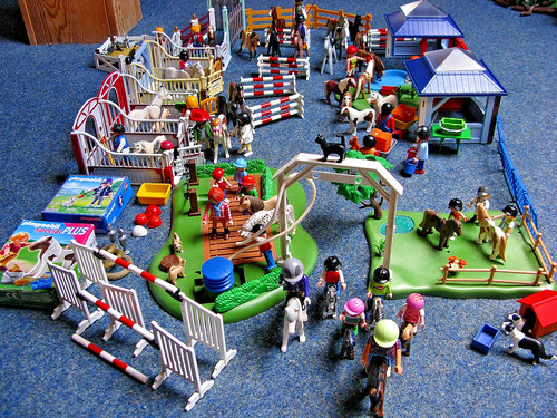 Playmobil stall koppel - stall,