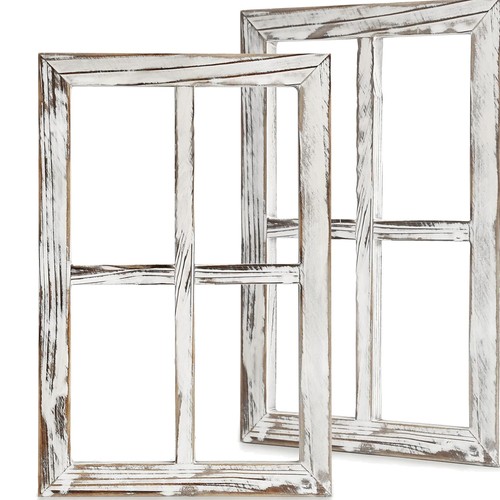 Wand vintage holzfensterrahmen - wand,