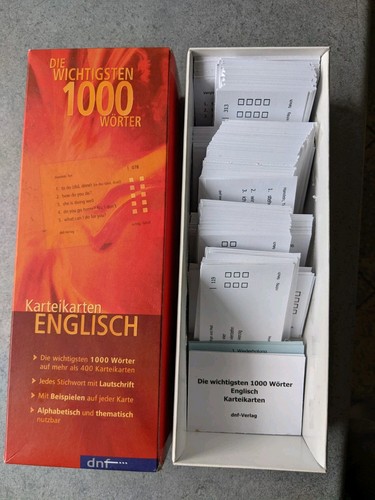 Karteikarten englisch die - karteikarten, englisch/die