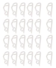 24er Set Dachrinnenhaken für Lichterketten Befestigung Halter Halterung Haken