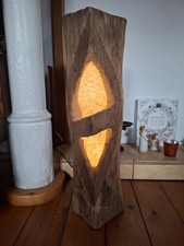 Stehlampe LED-aus Holz 66c