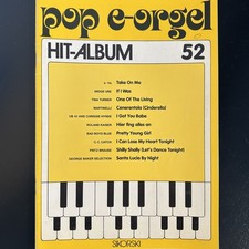 Noten - pop e-orgel -