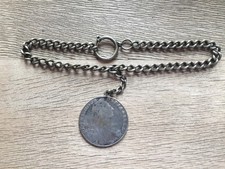 alte Silberkette mit Madonnentaler Bayern 1770, 34 cm lang, mit Taler 61 Gramm