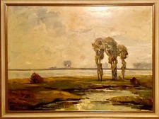 Gemälde, Öl auf Leinwand