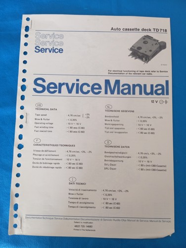 Philips td718 auto - philips,