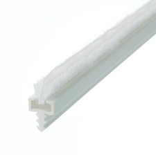 Flügel Fenster Pfahlträger voreingesetzte Bürste Zug Excluder weiß/braun