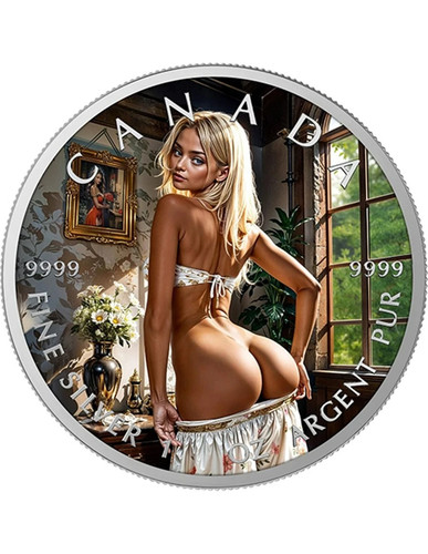 Unze 999 silber sexy frau - 1,