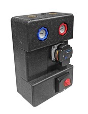 Pumpengruppe Heizkreisset mit Mischer, Pumpenstation, Pumpe Hydra, DN25 2-Strang