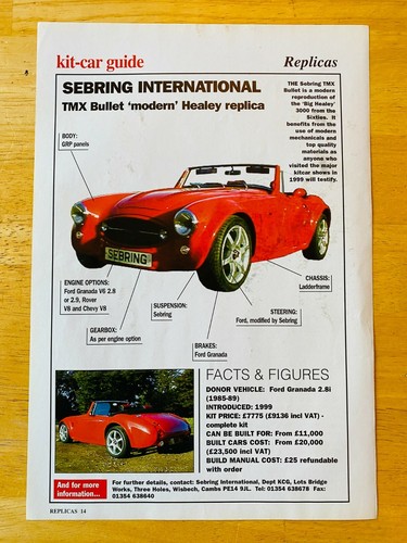 Sebring healey banks lotus - &,
