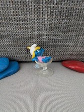 1x Schlumpfine im Sektglas mit