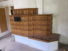 Kachelofen mit Gaseinsatz 3 Elemente