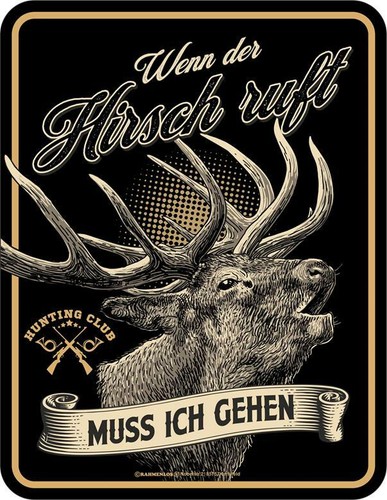 Blechschild schild für den - für,