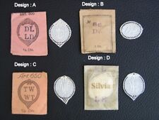 #4319 - Alte Stickmedaillons - Stick Medaillons - Monogramm - Auswahl