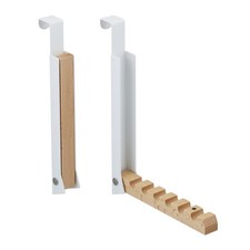 Türgarderobe Türhaken klappbar Kleiderhaken Klappgarderobe Wäschelüfter 2er Set