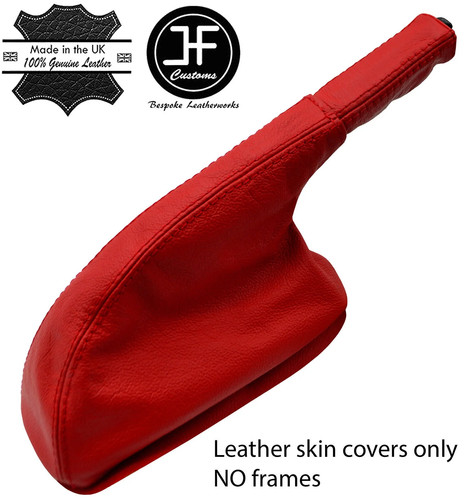 Rote leder handbremsmanschette - rote,