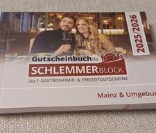 Schlemmerblock Mainz u. Umgebung 2025/2026 gültig ab sofort bis 01.12.2026
