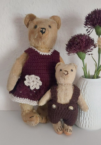 Teddys alt steiff mutter - steiff,