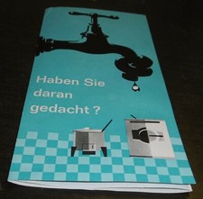 prospekt blatt alt calgon wasch m benckiser ludwigshafen reklame werbung 1960 er