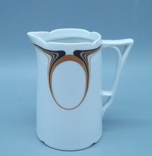 Fürstenberg Ariana Dekor A-204 Milchkännchen Jugendstil schwarz gold