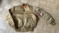 Alpha Industries MA-1 Heritage Bomberjacke, gold, medium, NEU!