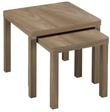 2er Set Holz Sofa Beistell