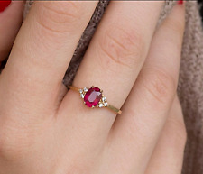 Natürlicher Rubin Ring - 14k