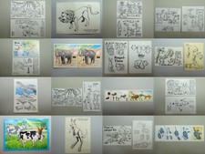 STECKTIERE: Versch. Beipackzettel BPZ & Aufkleber AKF D/EU bis 1992 zur Auswahl