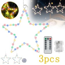 3xWeihnachtsdeko Fenster