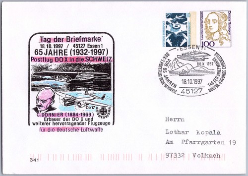 Ganzsache sst tag der - ganzsache,