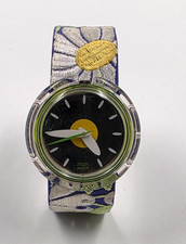 POP Swatch 1995 Midi Pop Marguerite PMG101 |  Armbanduhr Analog selten Vintage ✅