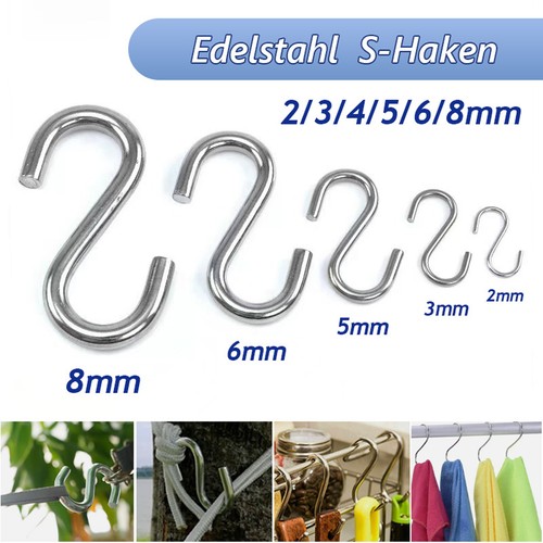 Edelstahl haken - edelstahl, s-haken