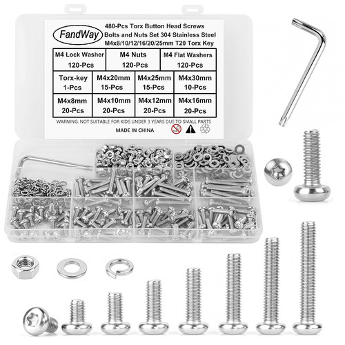 Torx schrauben set 480 - torx, set,480