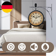 Bahnhofsuhr Retro doppelseitig