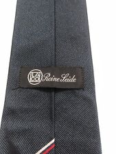 LACO Krawatte 100% Reine Seide Hamburg Wappen, Peter Wilkens, Blau mit Weiß Rot