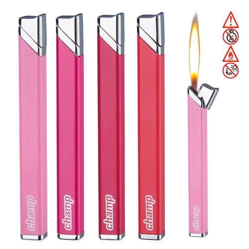 4er set metallfeuerzeug pink - 4er,