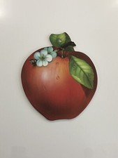 schneidbrett kunststoff rund, Apfel
