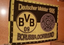 BVB Meister 1995 Flagge Fahne - Sammlerstück, 128cm x 66cm