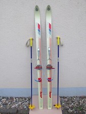 alte Ski GERMINA tour SPEZIAL 170 cm DDR Stöcke Rarität Deko Vintage Retro