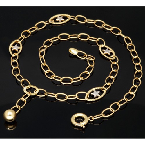 Stern collier goldkette - stern,