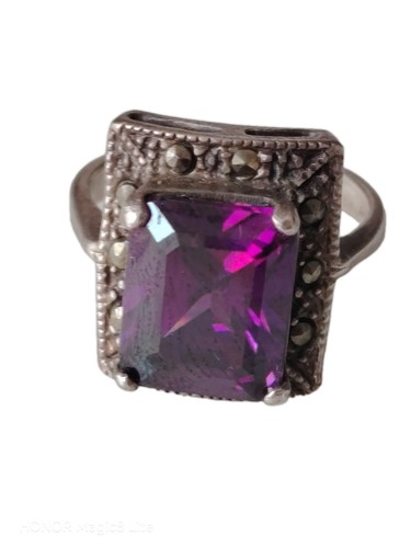 Silberringe mit stein - mit, amethyst