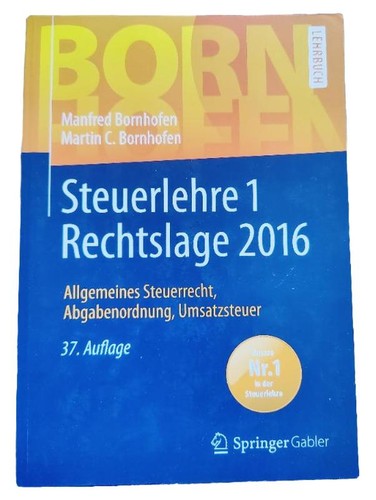 Bornhofen steuerlehre - bornhofen, 1