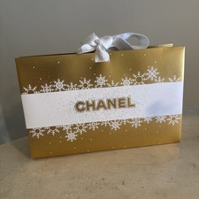 CHANEL Geschenkverpackung 22x14 cm Weihnachten Box Tasche Geschenk