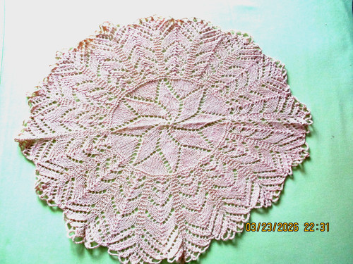 Handarbeit runde decke - handarbeit,