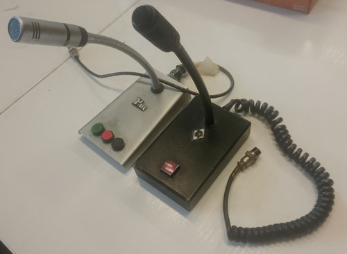 Vintage tischmikrofon - 2x,