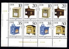 DDR ZD 2924-27 DV 3 Druckvermerk postfrisch