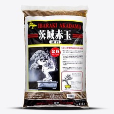 Bonsai-Erde Akadama 1-5 mm Ibaraki hart 14 LITER, ca. 10 KG Lehm Granulat