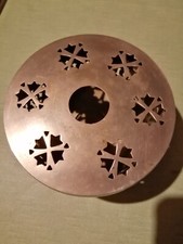 Sehr altes Stövchen Messing antik graviert gepunzt 1828 Teestövchen