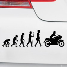 Auto aufkleber evolution - aufkleber, "evolution